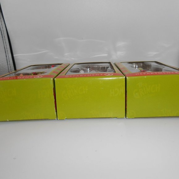 LOT OF 3 DEPARTMENT 56 2014 THE GRINCH ORNAMENTS BIG HEARTED GRINCH - CINDY- MAX - Picture 6 of 10